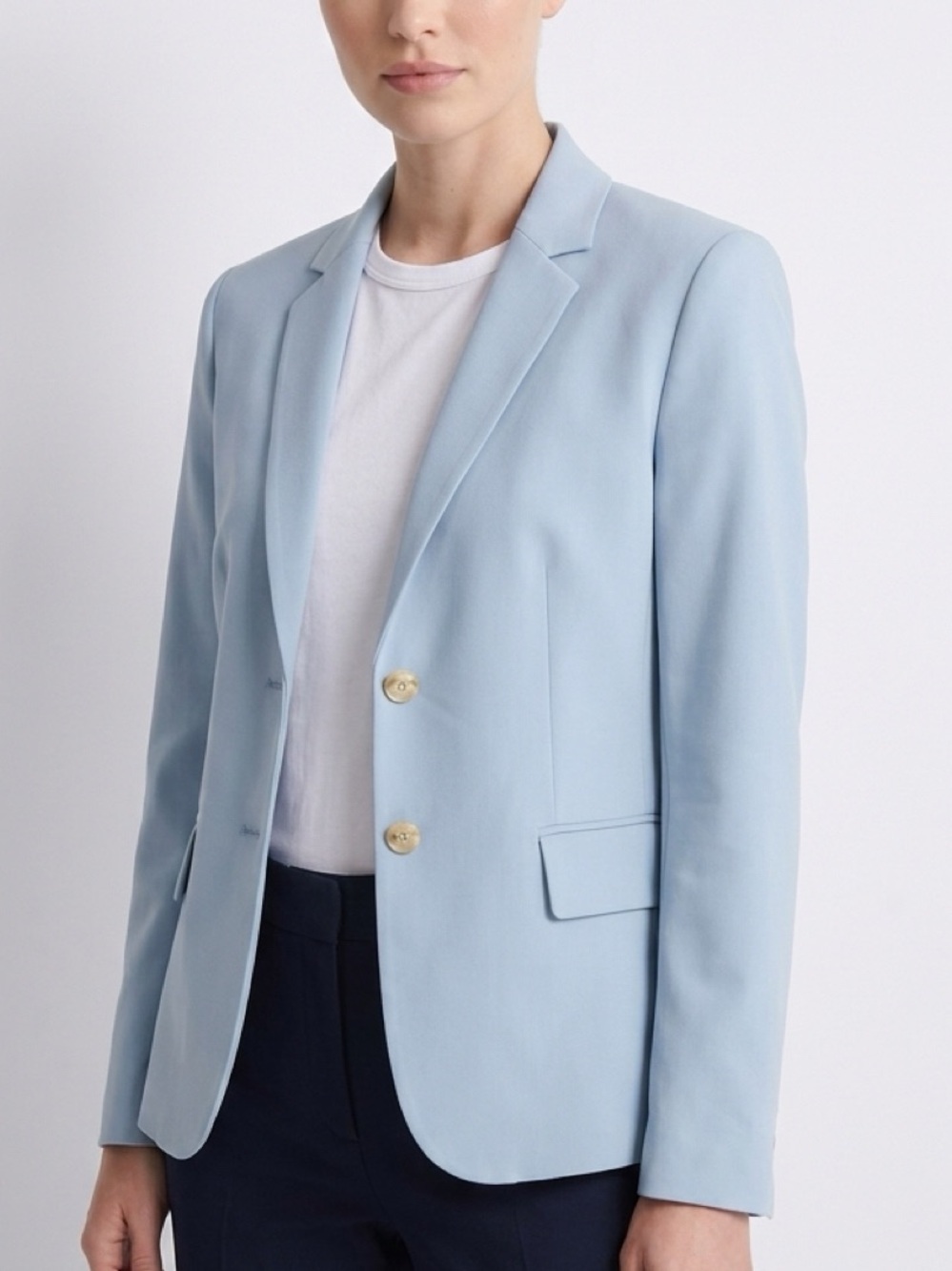 Theory Carissa Classic Suit Jacket in Sky-NWT